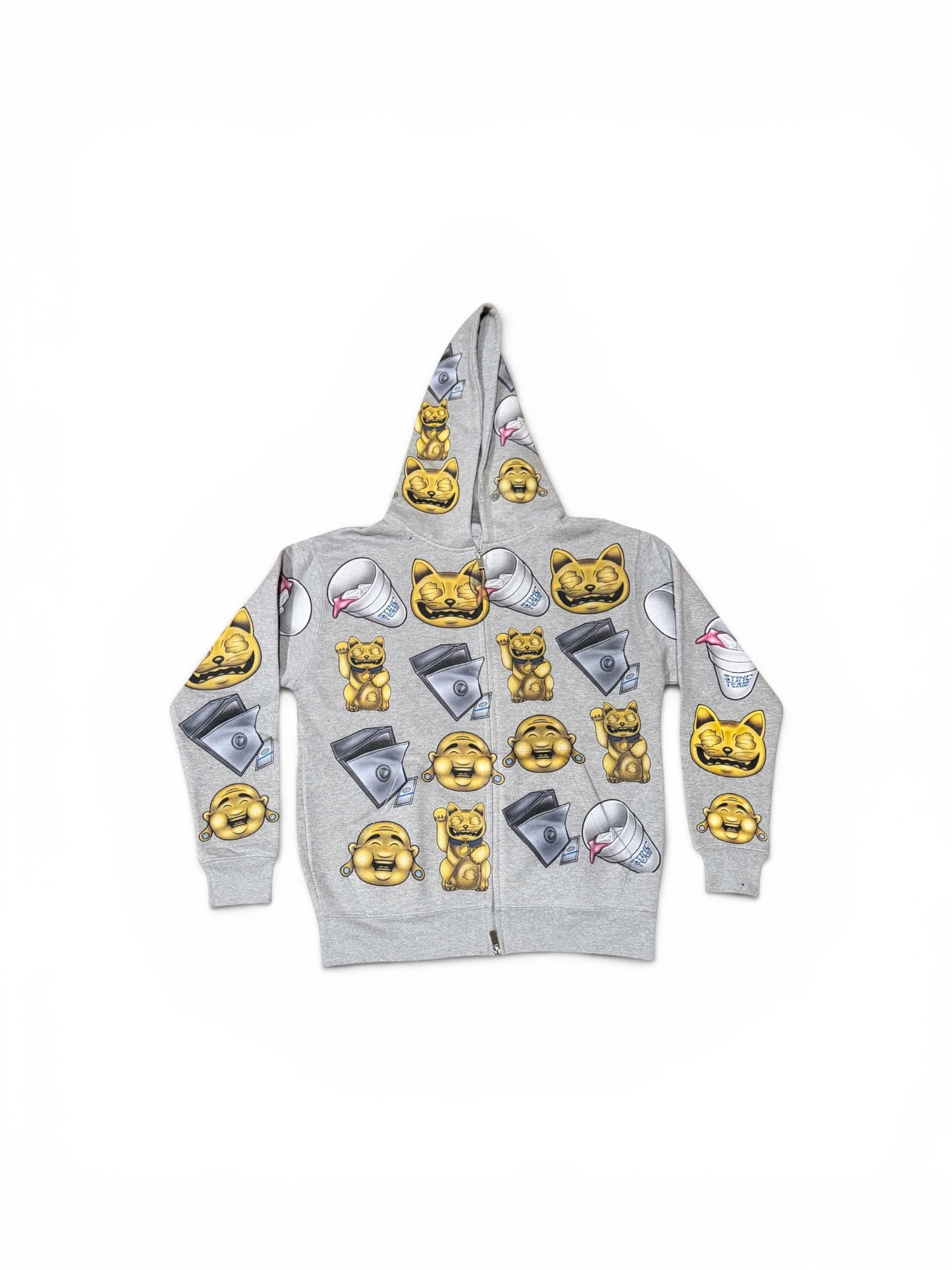 Stinc Team All Over Print Zip Up Hoodie
