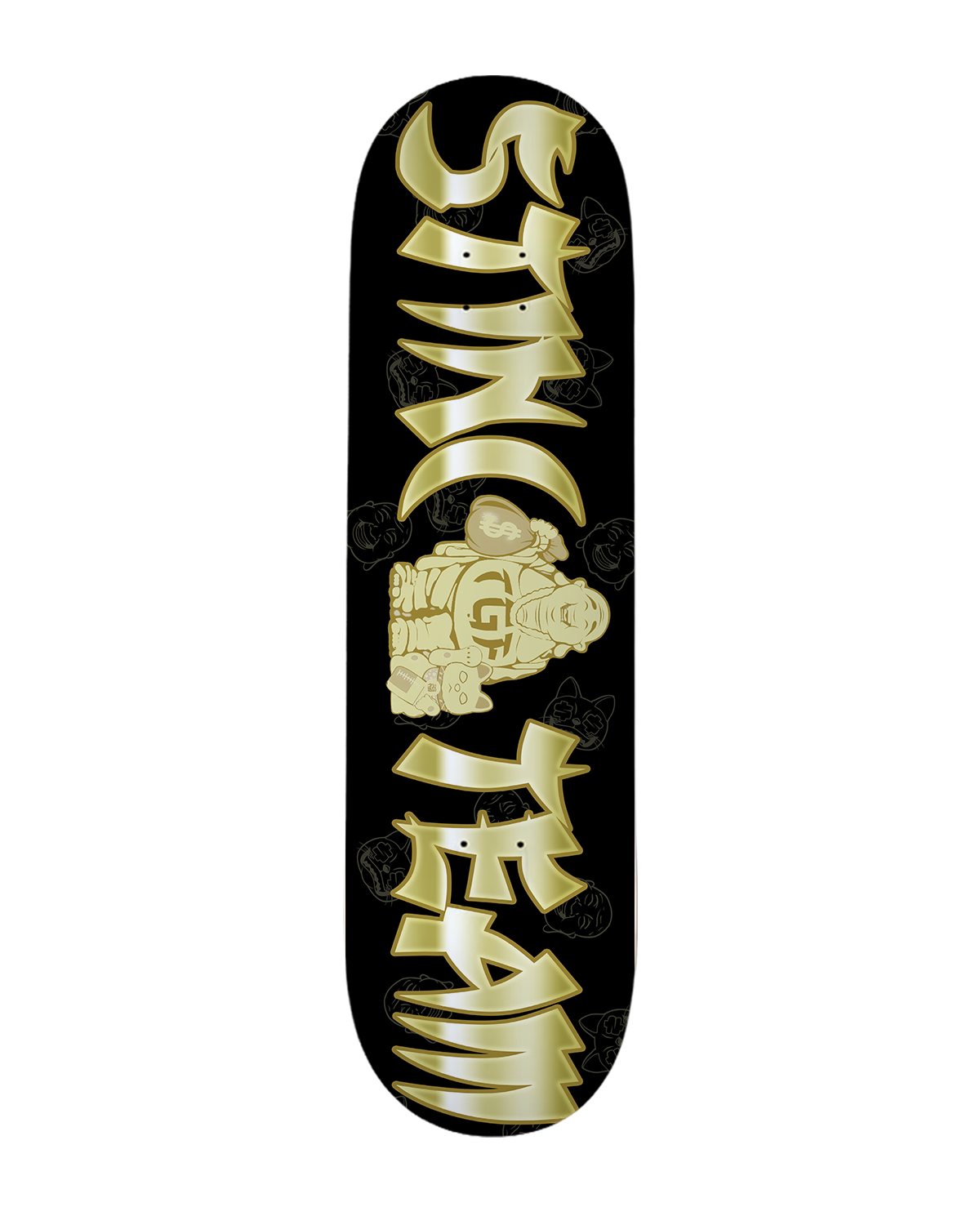 Golden Buddha Skateboard