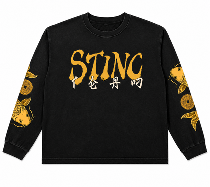 Yin n Yang Black Long Sleeve