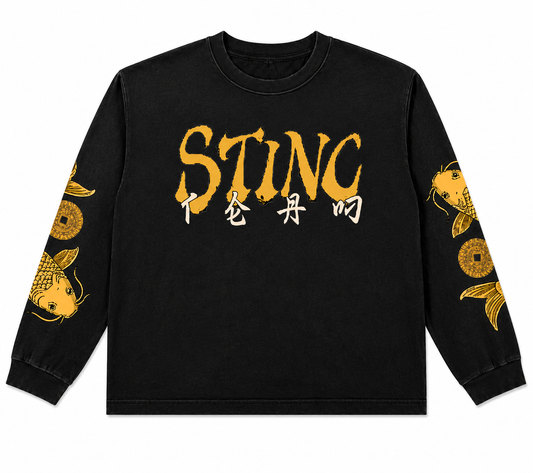 Yin n Yang Black Long Sleeve