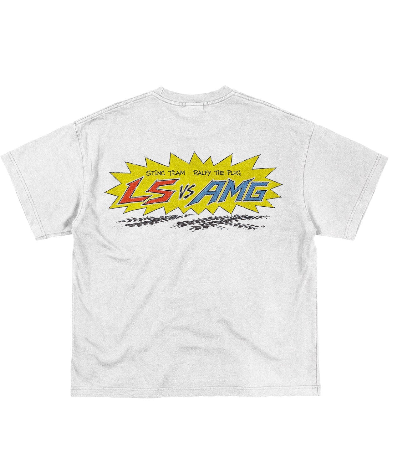 LS vs AMG White Tee