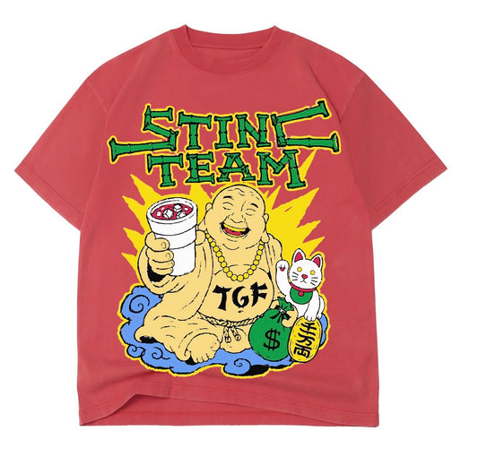 Lucky Stinc Red Tee