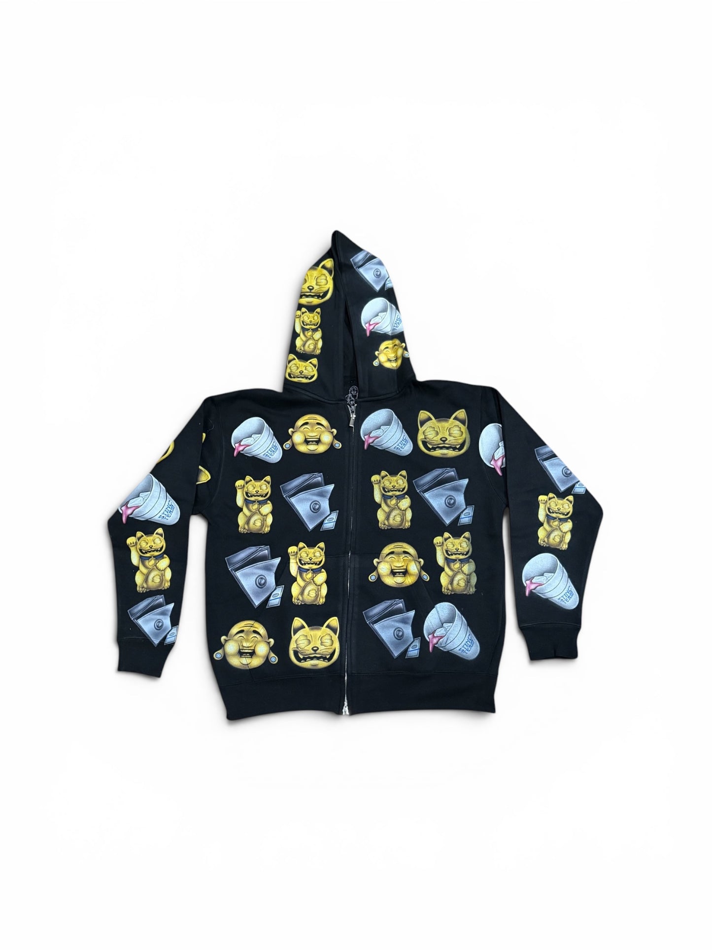 Stinc Team All Over Print Zip Up Hoodie