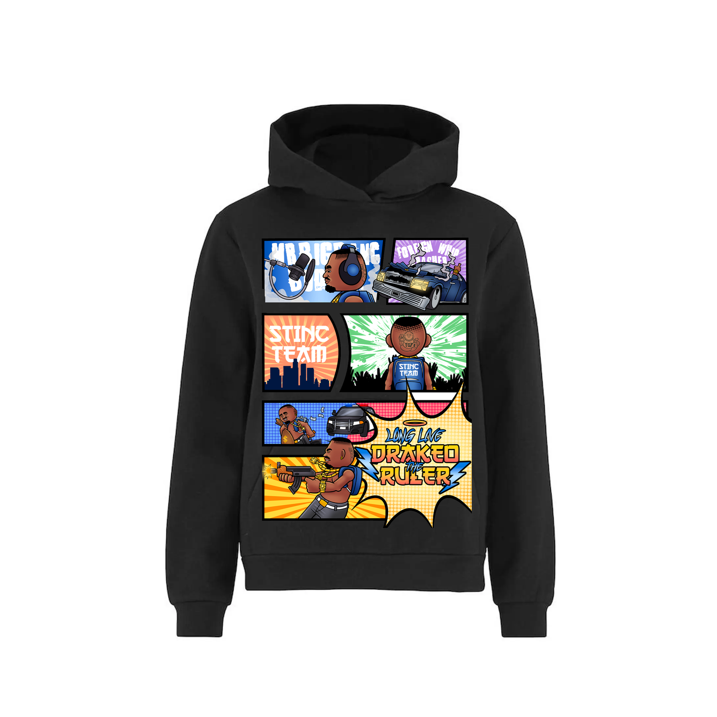 Drakeo The Ruler "Comic Strip" Hoodie