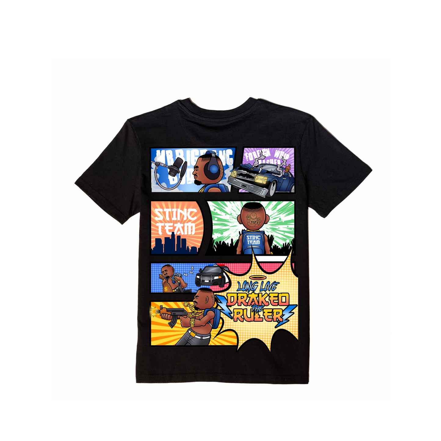 Drakeo The Ruler "Comic Strip" T-Shirt