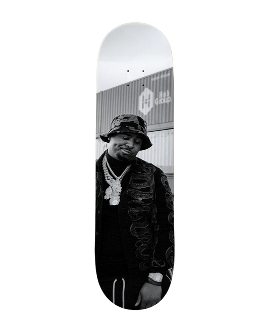Black and White Drakeo Skateboard