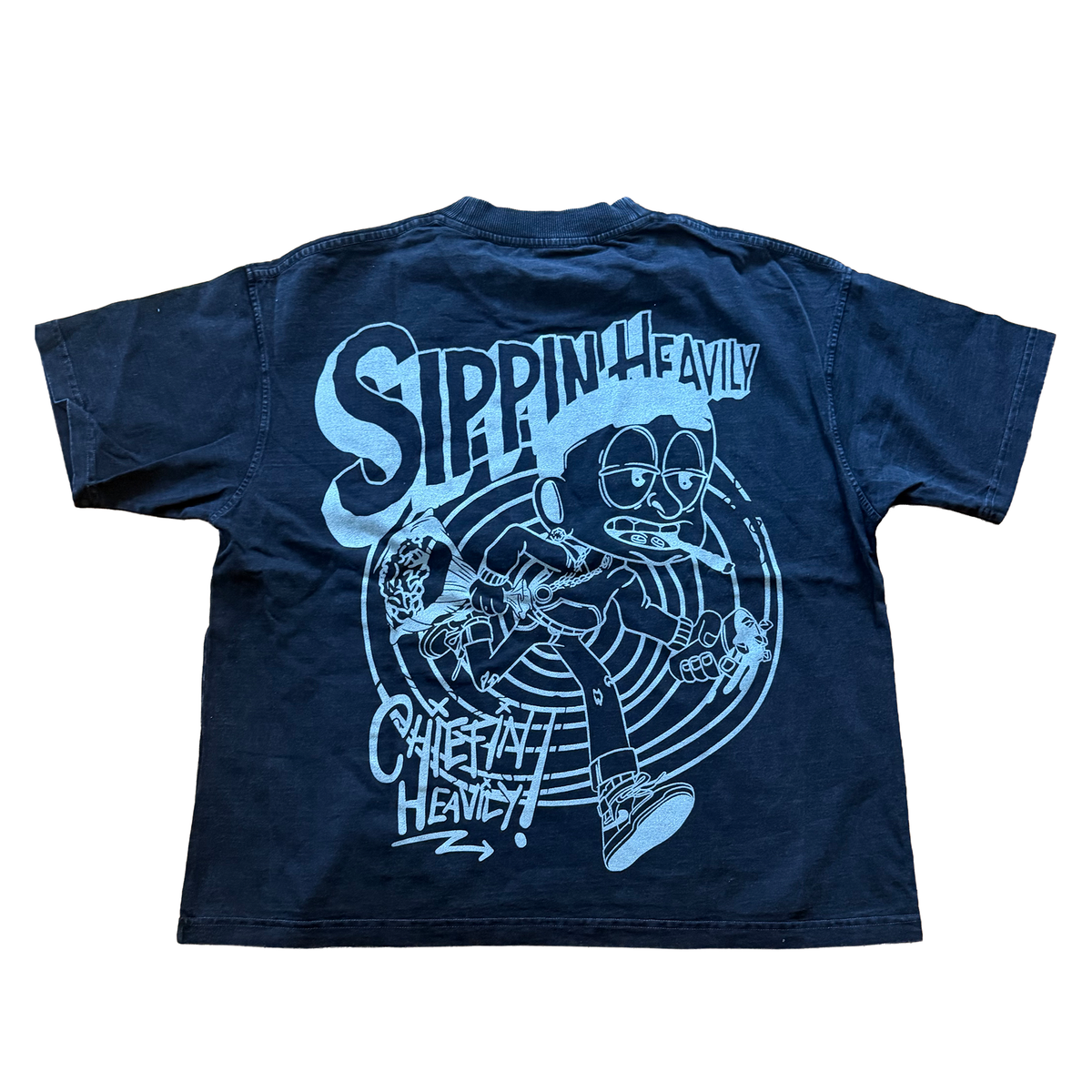 Stinc Team x Chiefin Heavily ComplexCon Black Tee